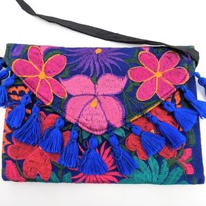 Crossbody Ethnic Inspired Boho Multicolor NWOT